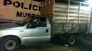 Utilitário havia sido roubado em Santa Catarina