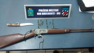 R.B arma apreendida 20.07