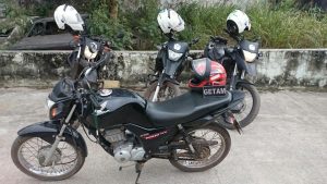 moto recuperada pelo GETAM e Força Tática do 6o Batalhão - Corumbá