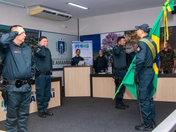 troca de comando de Amambai