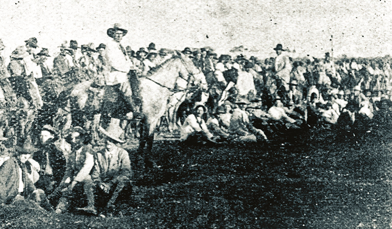 Foto histórica do início da Polícia Militar de Mato Grosso do Sul