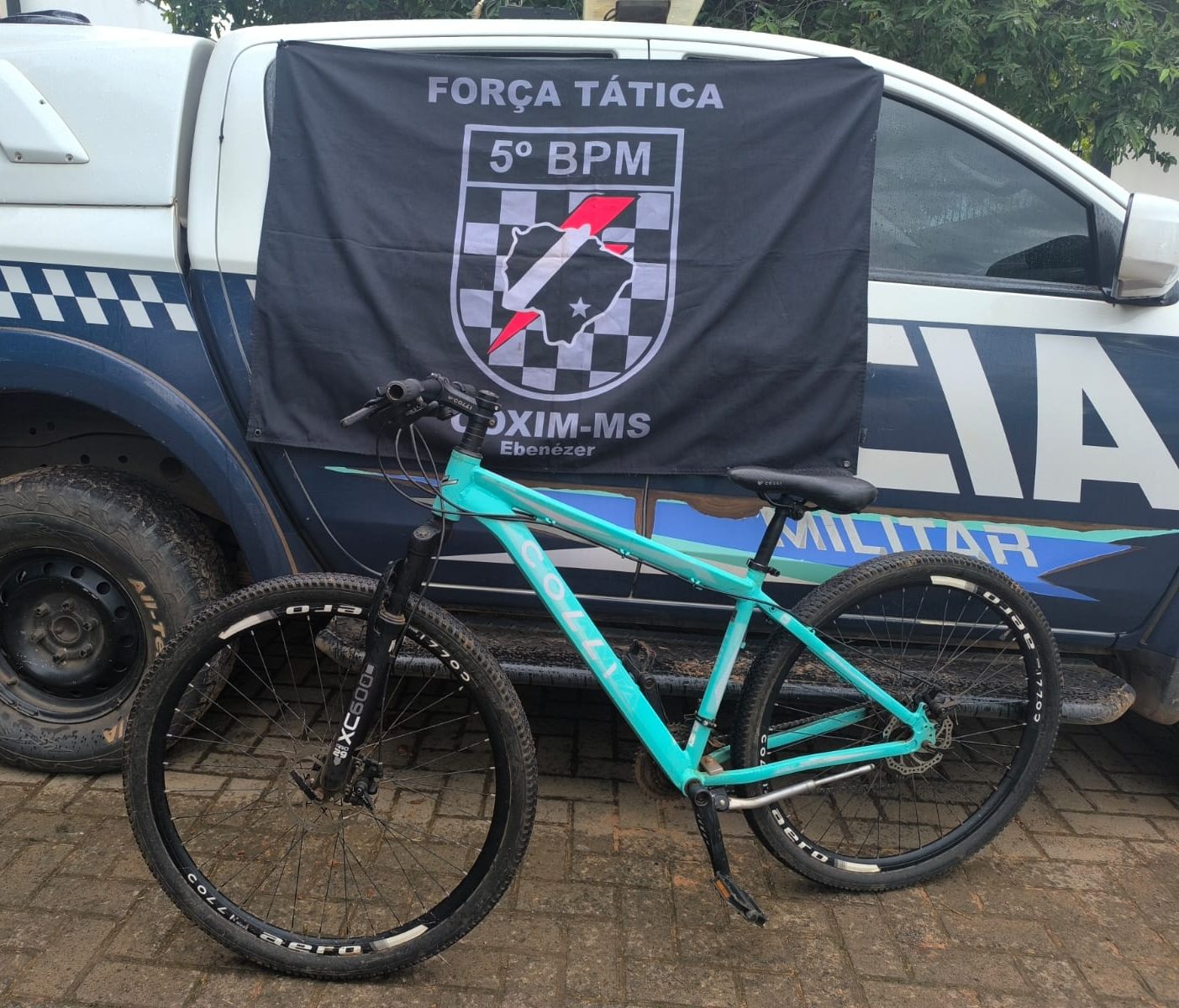 Polícia Militar prende autor de furto de bicicleta em Coxim