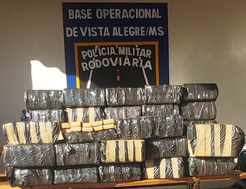 Polícia Militar Rodoviária apreende 583 kg de entorpecente, na MS 164