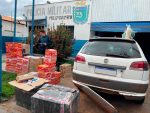 Polícia Militar apreende mercadorias de contrabando em Brasilândia Polícia Militar apreende mercadorias de contrabando em Brasilândia